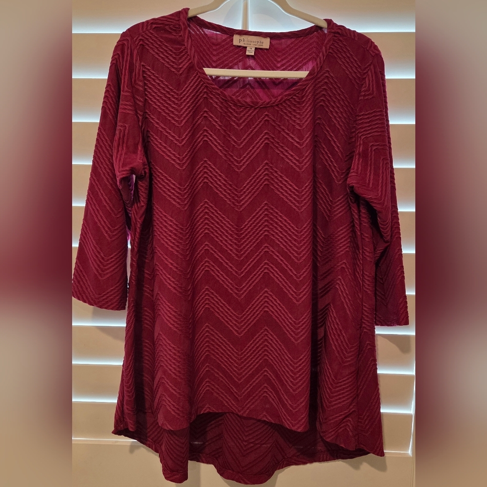Philosophy 3/4 Sleeve Top